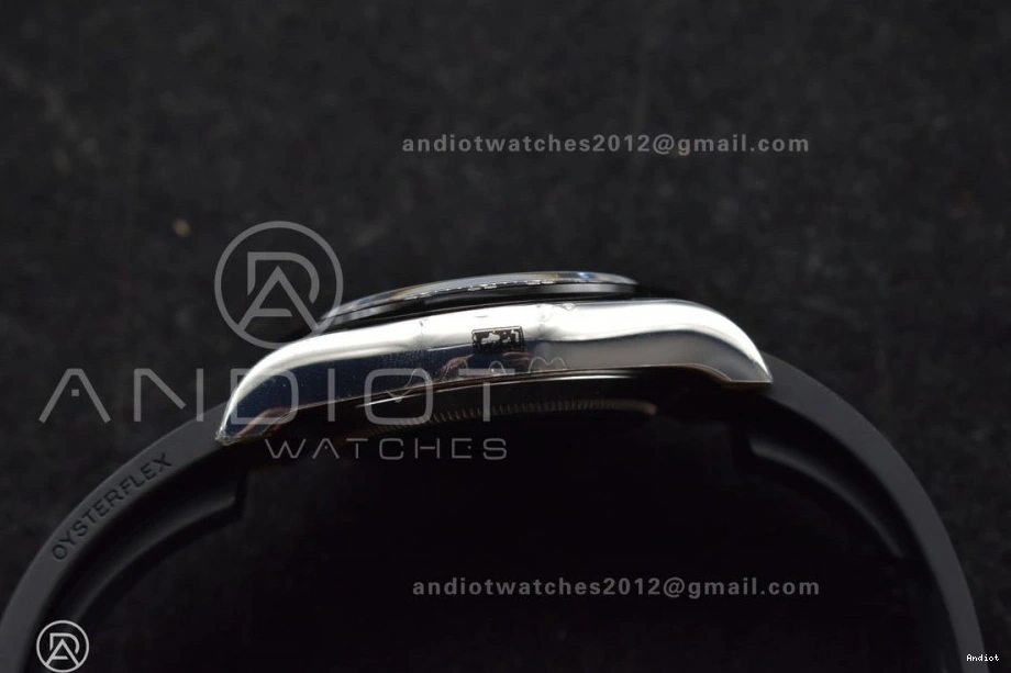 Daytona Dial DD4130 Steel Best Edition 904L 116519 VSF flex Strap on 1:1 Gray Oyster 0126